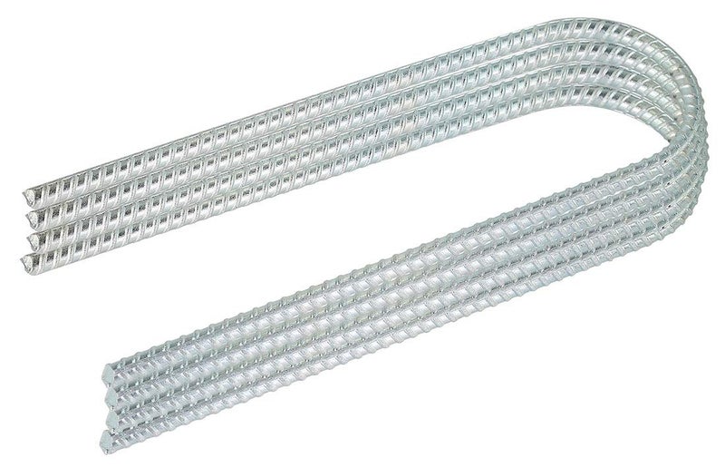 Pinnacle Mercantile Set 4 Trampoline Stakes Wind Ground Anchors Heavy Duty Anti-Rust 3/8 Round 12 inches Long Made in USA - Image 1